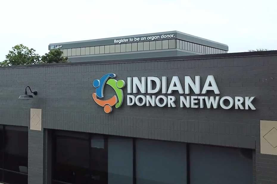 Indiana Donor Network exterior shot